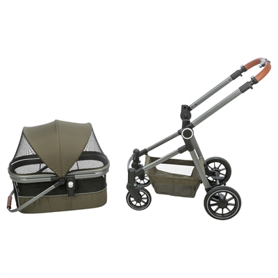 Trixie Hondenbuggy Olijfgroen 56x100x101 cm