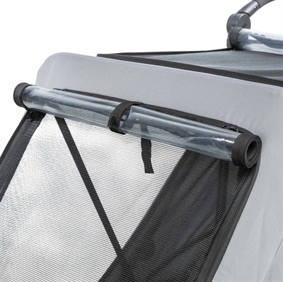 Trixie Opvouwbaar Snelvouw fietskar XL 87,5x93/150x97 cm