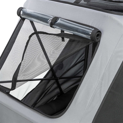 Trixie Opvouwbaar Snelvouw fietskar XL 87,5x93/150x97 cm