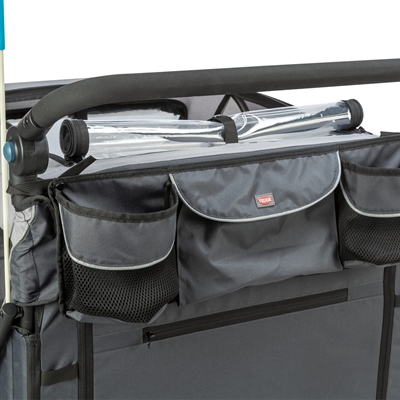 Trixie Opvouwbaar Snelvouw fietskar XL 87,5x93/150x97 cm
