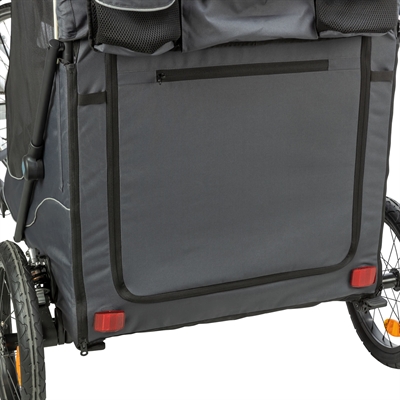 Trixie Opvouwbaar Snelvouw fietskar XL 87,5x93/150x97 cm