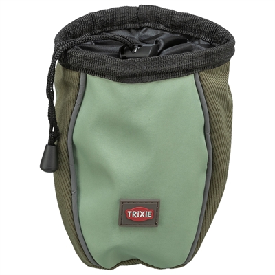 TRIXIE Snackzak Polyester Bevestigbaar aan riem/clip, trekkoord & poepzakjes-dispenser - Assorti - 13x13x15 cm