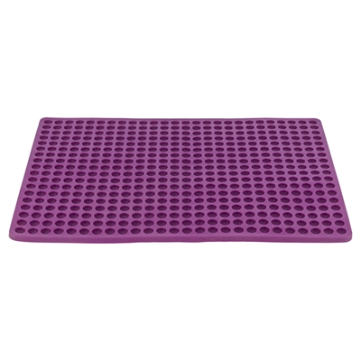TRIXIE Bakmat voor dierensnacks BPA Vrij - Temperatuurbestendig -40–230°C - Veel vormpjes - Paars - 38x28 cm