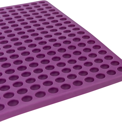 TRIXIE Bakmat voor dierensnacks BPA Vrij - Temperatuurbestendig -40–230°C - Veel vormpjes - Paars - 38x28 cm