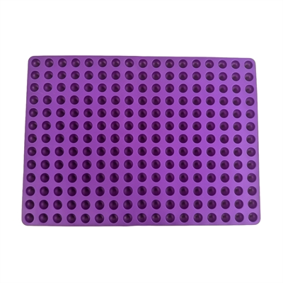 TRIXIE Bakmat voor dierensnacks BPA Vrij - Temperatuurbestendig -40–230°C - Veel vormpjes - Paars - 38x28 cm