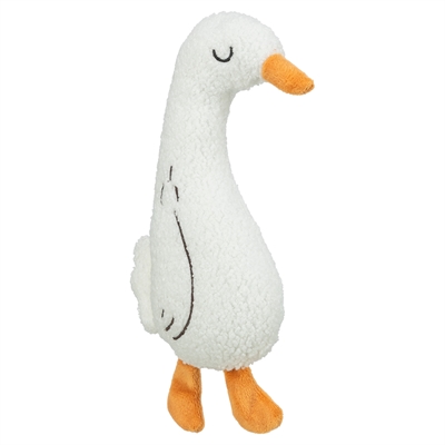 TRIXIE Gans pluche hondenspeelgoed ritselend 28 cm