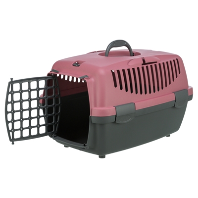 TRIXIE VERVOERSBOX CAPRI 1 DONKERGRIJS / OUDROZE