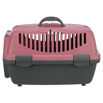 TRIXIE VERVOERSBOX CAPRI 1 DONKERGRIJS / OUDROZE