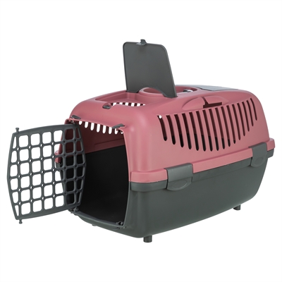TRIXIE VERVOERSBOX CAPRI 2 DONKERGRIJS / OUDROZE