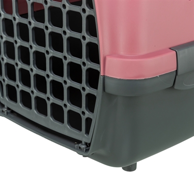 TRIXIE VERVOERSBOX CAPRI 2 DONKERGRIJS / OUDROZE