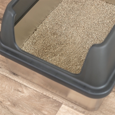 Trixie kattenbak rvs met rand 40x52x29 cm
