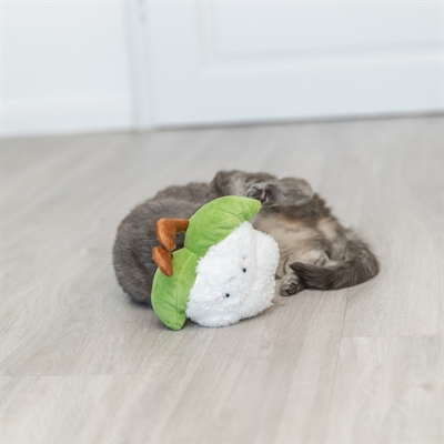 TRIXIE Kattenspeelgoed Bloemkool XXL - Gevuld met Amerikaanse catnip, zacht pluche - 18 cm