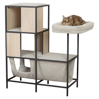 TRIXIE KRABPAAL CITYSTYLE MET METALEN FRAME CREME