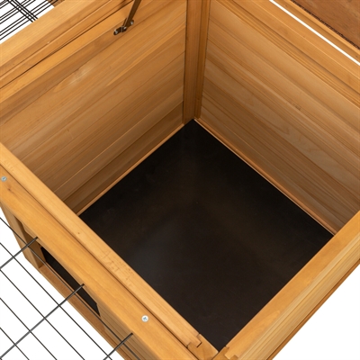 TRIXIE REN MET AFDEKKING HOUT DONKERBRUIN