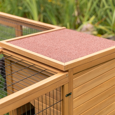 TRIXIE REN MET AFDEKKING HOUT DONKERBRUIN