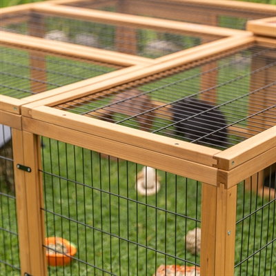 TRIXIE REN MET AFDEKKING HOUT DONKERBRUIN