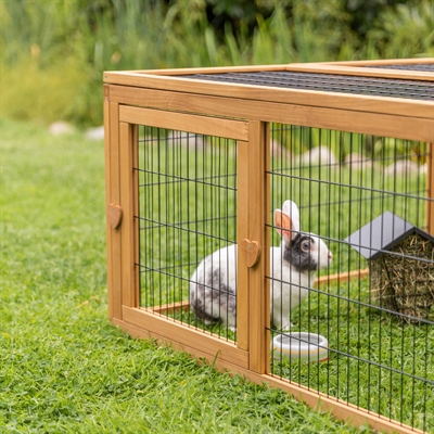 TRIXIE REN MET AFDEKKING HOUT DONKERBRUIN