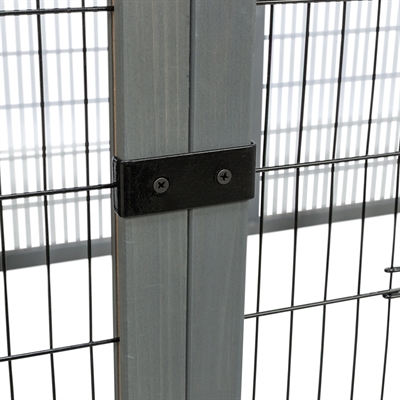 TRIXIE REN XL MET AFDEKKING HOUT GRIJS