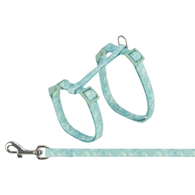 TRIXIE KATTENTUIGJE MET RIEM GEOMETRISCH MOTIEF ASSORTI