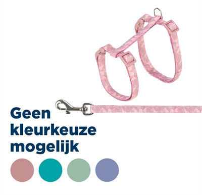 TRIXIE KATTENTUIGJE MET RIEM GEOMETRISCH MOTIEF ASSORTI