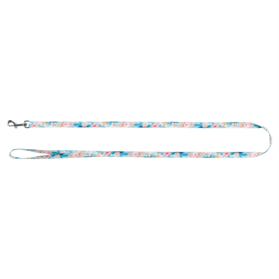 TRIXIE Kattentuigje met riem Flower Power motief - Traploos verstelbaar singelband, voor grote katten - Assorti - 35-59x1,3 cm