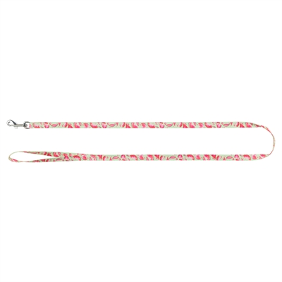 TRIXIE Kattentuigje met riem Flower Power motief - Traploos verstelbaar singelband, voor grote katten - Assorti - 35-59x1,3 cm