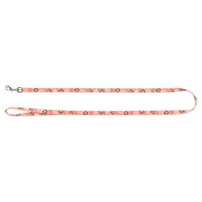 TRIXIE Kattentuigje met riem Flower Power motief - Traploos verstelbaar singelband, voor grote katten - Assorti - 35-59x1,3 cm