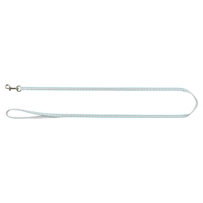 TRIXIE Kattentuigje met riem Retro Motief Traploos verstelbaar | Click-sluitingen, retro patroon - Grijs/Blauw - 28-45x1 cm