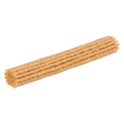 TRIXIE Hondenkauwsnack Denta Fun Puffed Rolls - 10% kippenborst - Wortel & erwten - Glutenvrij | 100 g