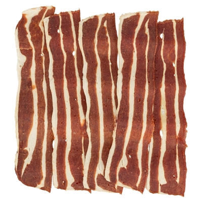 TRIXIE Hondensnack Premio Bacon Strips - 73% vlees, 55% eendenborst, glutenvrij - 80 g