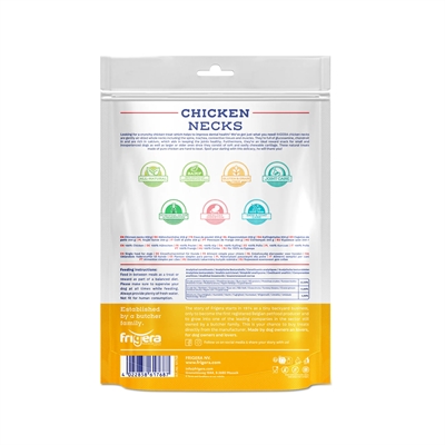 FRIGERA Kippennek 100% luchtgedroogd Rijk aan glucosamine & calcium - Zacht kauwbaar - 250 g