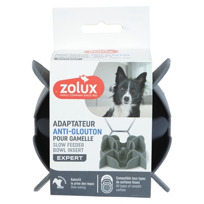 Zolux Slowfeeder / insert pour gamelle silicone gris