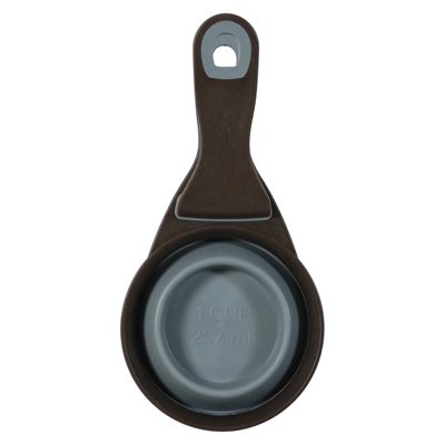 Zolux Pelle doseuse 2 en 1 pelle / pince de fermeture silicone gris