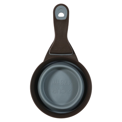 Zolux Pelle doseuse 2 en 1 pelle / pince de fermeture silicone gris