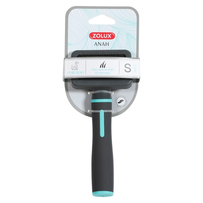 Zolux Anah brosse carde noir / bleu
