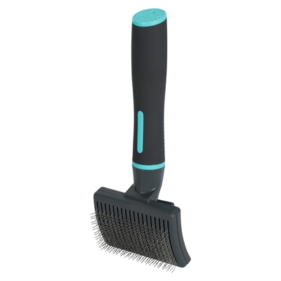 Zolux Anah brosse carde rétractable noir / bleu