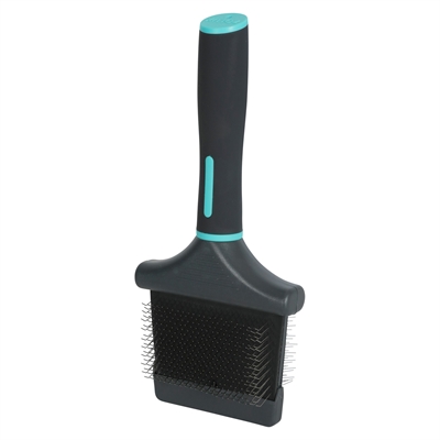 Zolux Anah brosse carde double face flexible noir / bleu