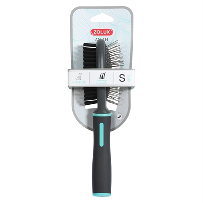 Zolux Anah brosse double face noir / bleu