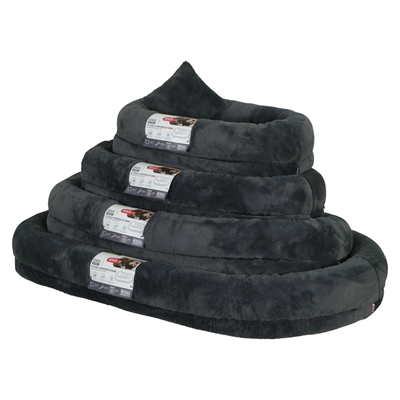 Zolux Expert panier pour chien Gaia avec coussin ovale gris