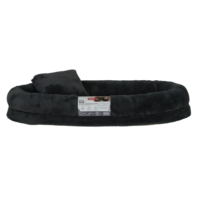 Zolux Expert panier pour chien Gaia avec coussin ovale gris