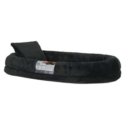 Zolux Expert panier pour chien Gaia avec coussin ovale gris