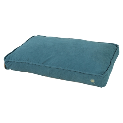 Zolux Coussin pour chien Toscane rectangulaire rembourrage recyclé bleu
