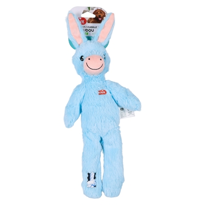 Zolux Furry Farm âne Hassan peluche avec corde bleu