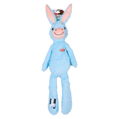 Zolux Furry Farm âne Hassan peluche avec corde bleu