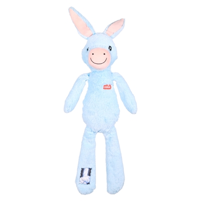 Zolux Furry Farm âne Hassan peluche avec corde bleu