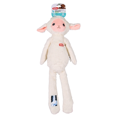 Zolux Furry Farm mouton Lenny peluche avec corde blanc