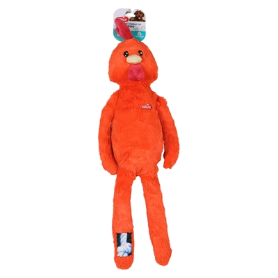 Zolux Furry Farm coq Brock peluche avec corde orange