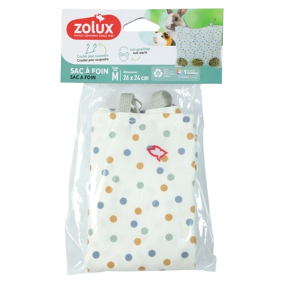 Zolux Sac à foin Cosy à pois blanc