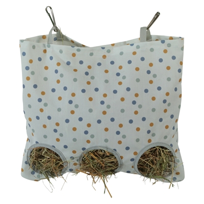 Zolux Sac à foin Cosy à pois blanc