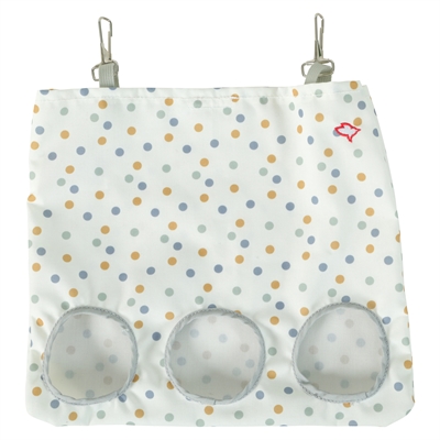 Zolux Sac à foin Cosy à pois blanc